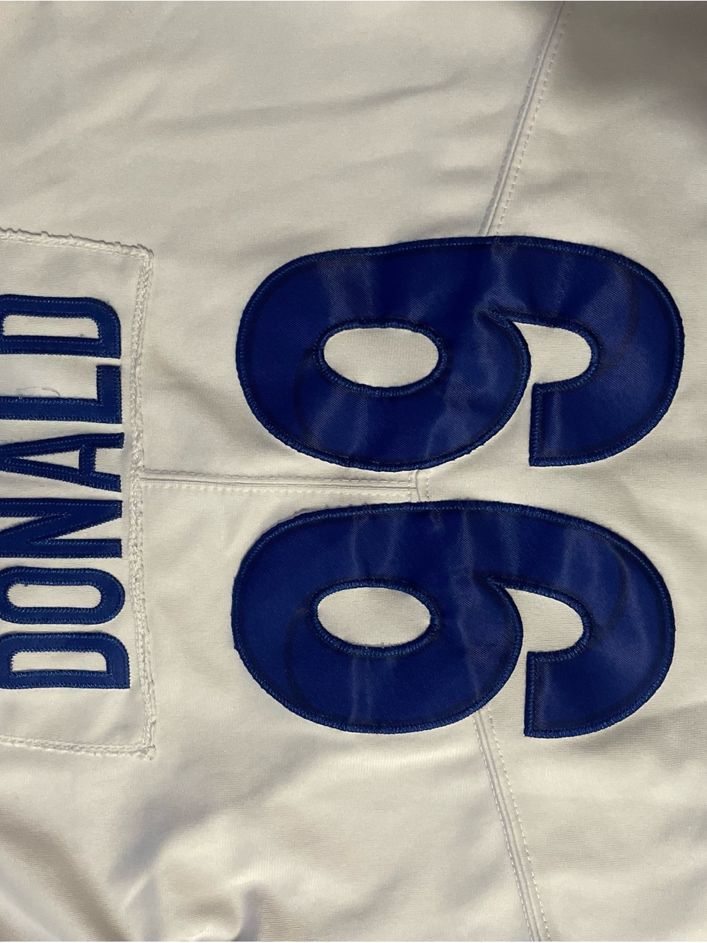 NFL Los Angeles Rams White Yellow & Blue Kids Jersey #99 - Picture 3 of 3
